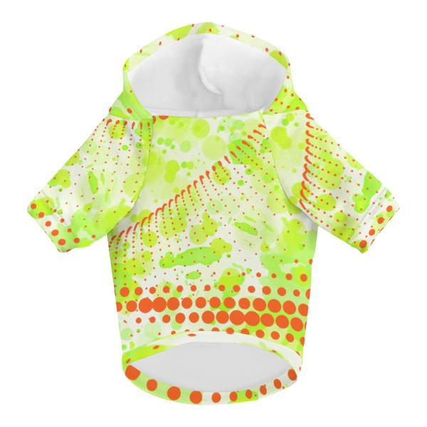 Hunde-Hoodie, Hundemotiv Lani– bunte Popart, gemütlich, waschbar, Polyester